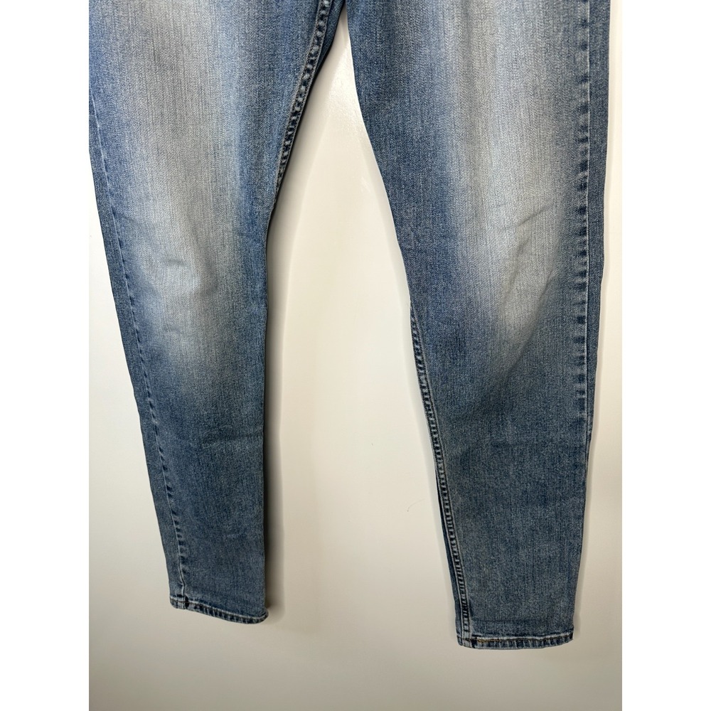 Levi's 512 Slim Taper Fit Jeans Mens 34x34 Blue Medium Wash Stretch Denim - Picture 4 of 14